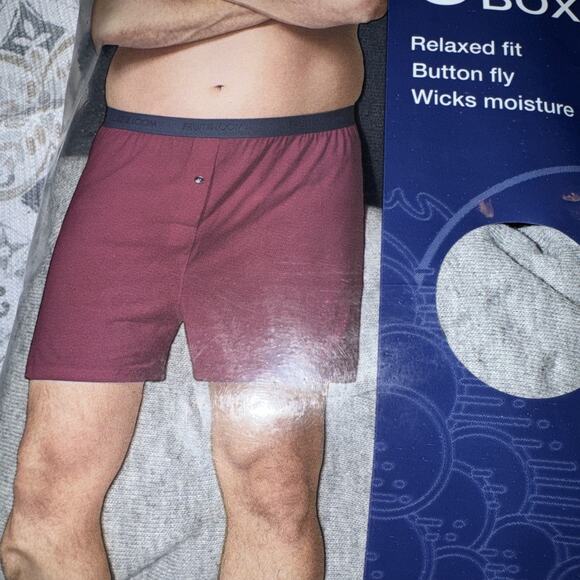 Fruit of the Loom Premium Big Man Eversoft Ring Spun Cotton 2 pk Knit Boxers 5XB - Picture 5 of 8